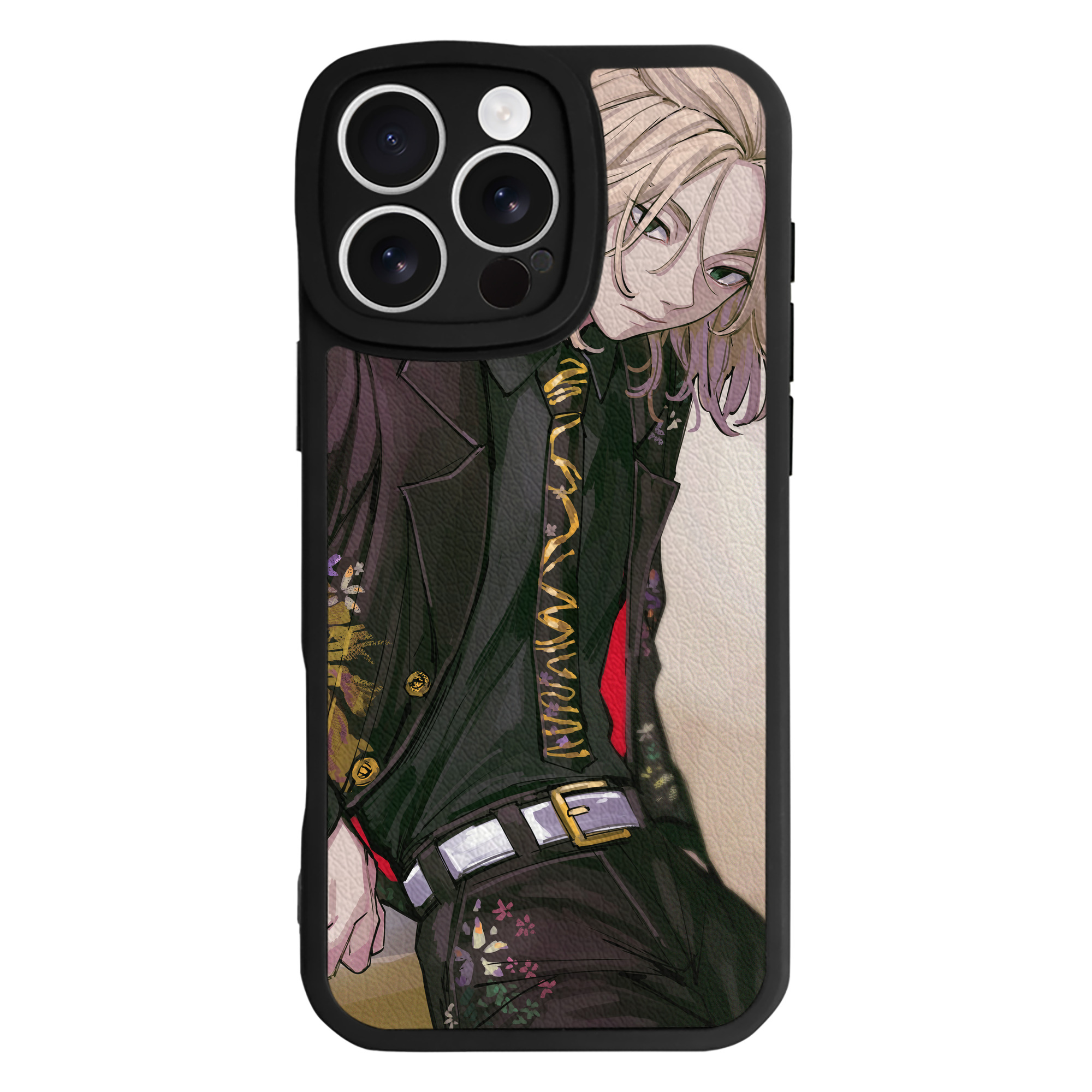 （画像用） 東京リベンジャーズ Tokyo Revengers 【iPhone 16シリーズ対応】シリコンスマホケース（レザー調） 材質：シリコン